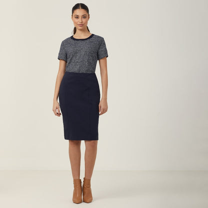 NNT CATUDG Textured Tweed Shell Top