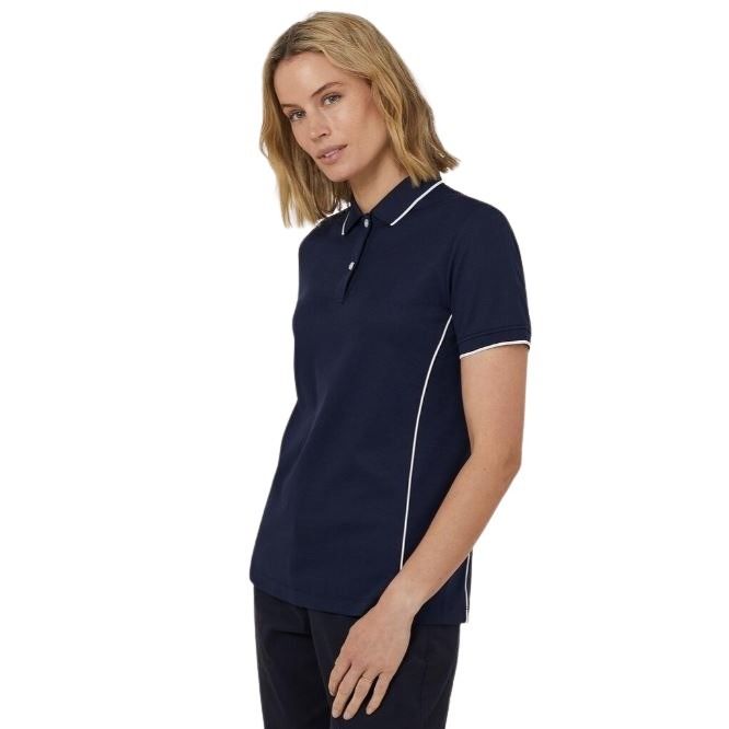NNT CATUF7 Antibacterial Polyface Short Sleeve Tipped Polo
