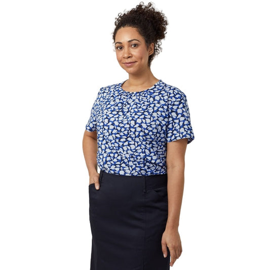 NNT CATUFA Petal Print Short Sleeve Top