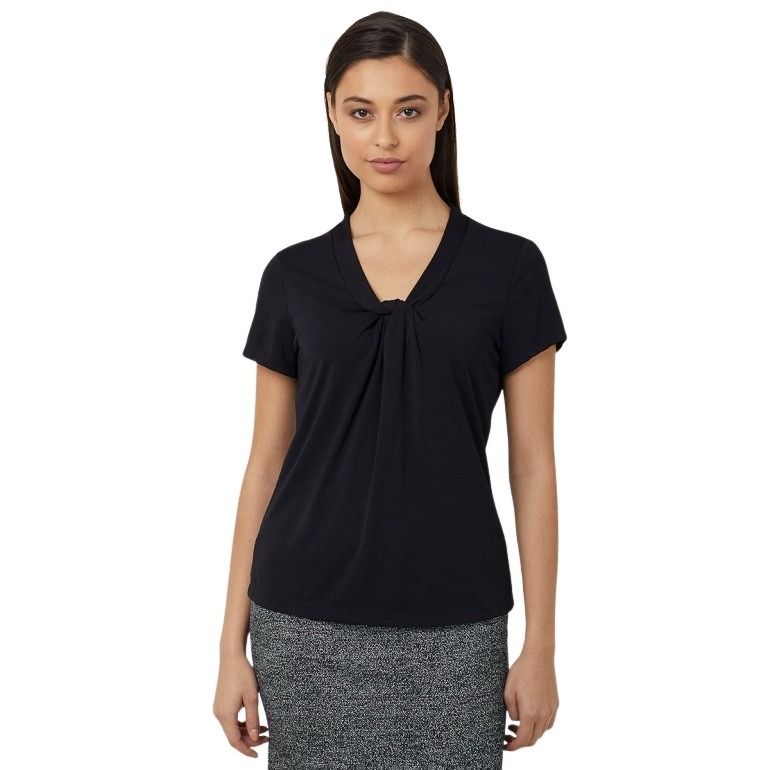 NNT CATUFS Matt Jersey Twist Neck S/S Top