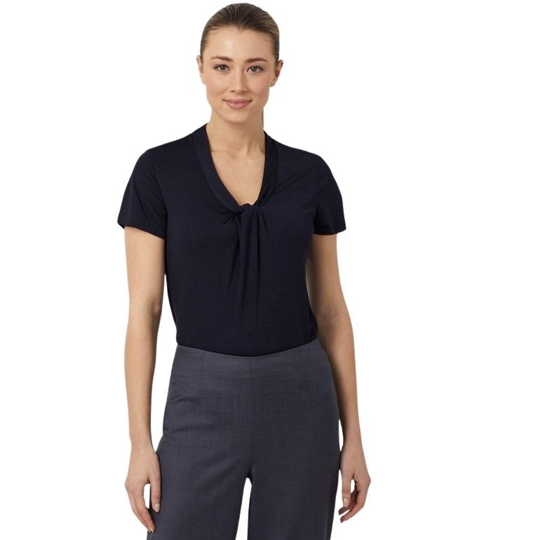 NNT CATUFS Matt Jersey Twist Neck S/S Top