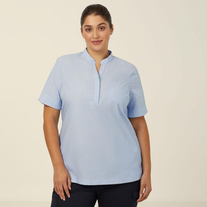 NNT CATUGA TEXTURED SHORT SLEEVE TUNIC