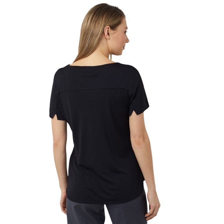 NNT CATUHN Matt Jersey Boat Neck Short Sleeve Top