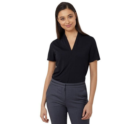 NNT CATUHP Matt Jersey V-Neck Short Sleeve Top