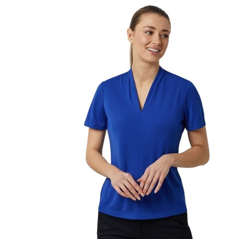 NNT CATUHP Matt Jersey V-Neck Short Sleeve Top