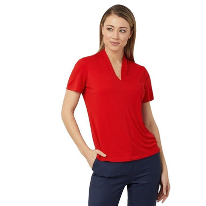 NNT CATUHP Matt Jersey V-Neck Short Sleeve Top