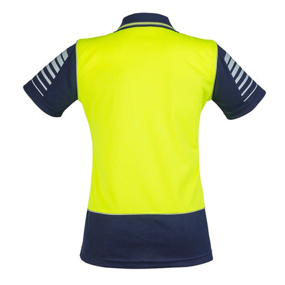 Syzmik ZHL236 Womens HiVis Zone S/S Polo