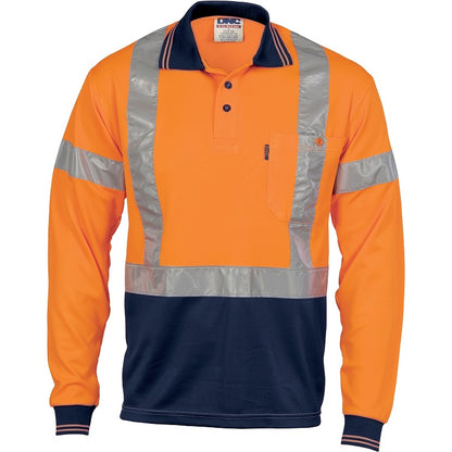 Cheap Work Boots DNC Hi-Vis Polo 3914 Orange_Navy