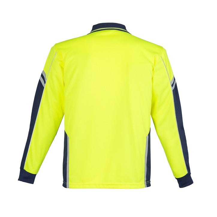 Syzmik ZH238 Mens HiVis Squad L/S Polo
