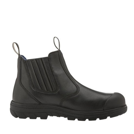 Black Airport friendly Ascent 129473 Sigma 2 4E Wide Fit Composite Slip On Safety Boots