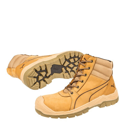 Wheat Airport Friendly Puma 630787 Tornado Wheat Unisex Composite Safety Boot with Bump Cap