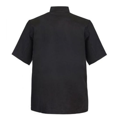 Chefscraft CJ041 DISCONTINUED Chefs S/S Tunic with Concealed Front