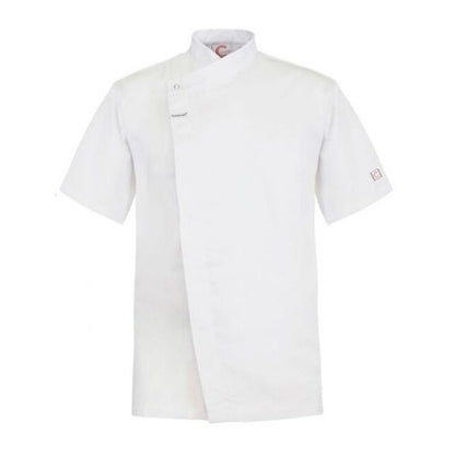Chefscraft CJ041 DISCONTINUED Chefs S/S Tunic with Concealed Front