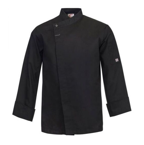 Chefscraft CJ043 DISCONTINUED Unisex Chefs L/S Tunic with Concealed Front