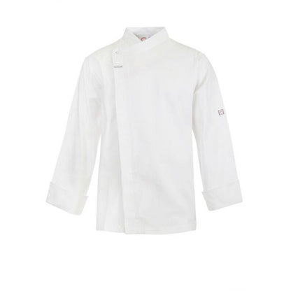 Chefscraft CJ043 DISCONTINUED Unisex Chefs L/S Tunic with Concealed Front
