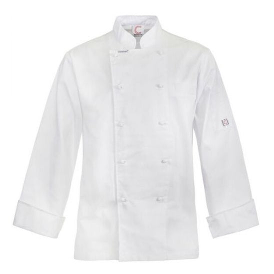 Chefscraft CJ048 Unisex Executive Chef Jacket L/S Jacket Lightweight