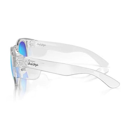 SafeStyle CRCBP100 Cruisers Clear Frame Mirrors Blue Polarised Lens