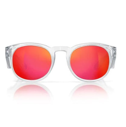 SafeStyle CRCRP100 Cruisers Clear Frame Mirrors Red Polarised Lens
