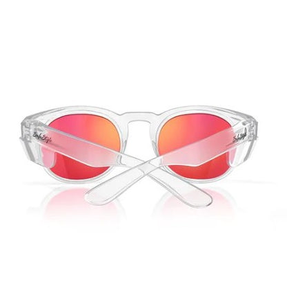 SafeStyle CRCRP100 Cruisers Clear Frame Mirrors Red Polarised Lens