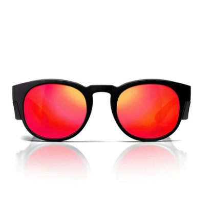 SafeStyle CRMBRP100 Cruisers Matte Black Frame Mirrors Red Polarised Lens