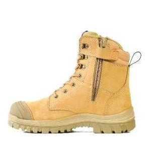 Bata 804-80851 Defender Wheat Zip Side Safety Boot