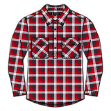Red/Charcoal/White