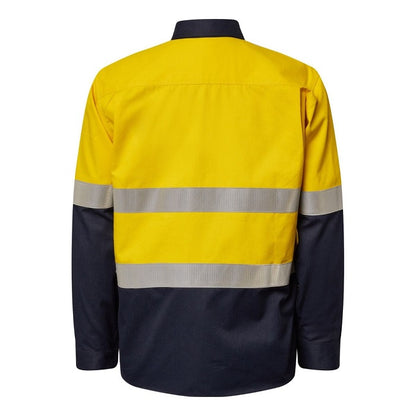 FlameBuster FSV015A Torrent HRC2 Mens HiVis Open Front Taped Shirt