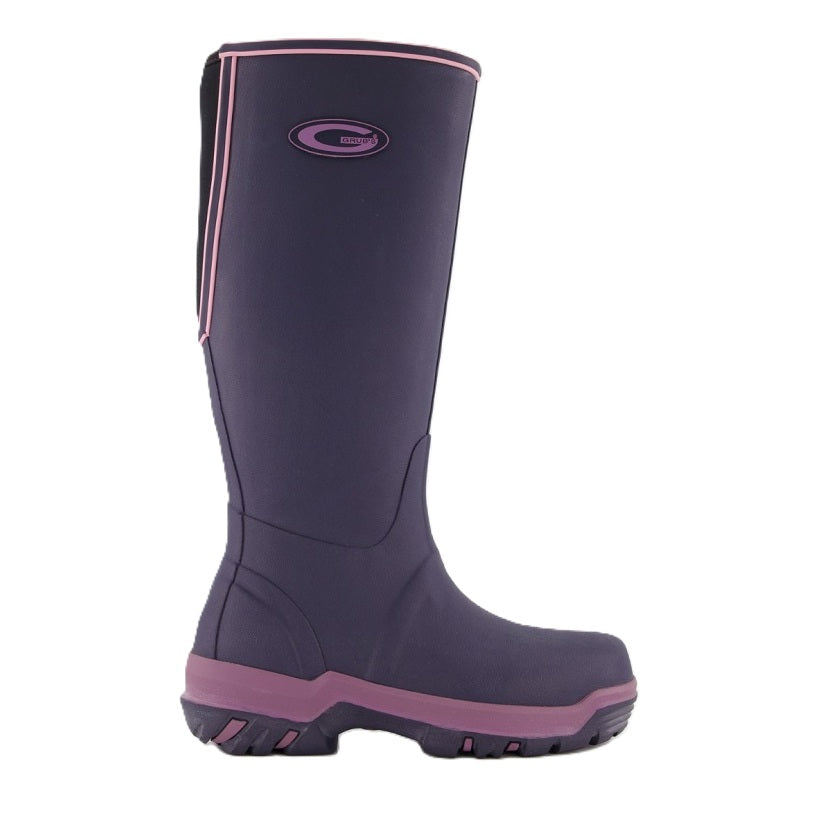 Purple Aubergine Waterproof Rubber Grubs SRAN-777H Rainline Garden & Outdoor Boot