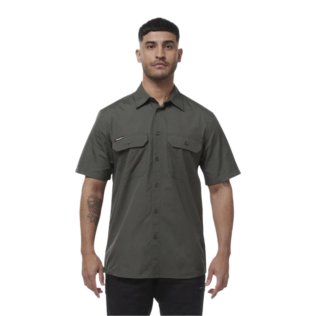 KingGee K14030 Mens Workcool Vented Shirt Short Sleeve