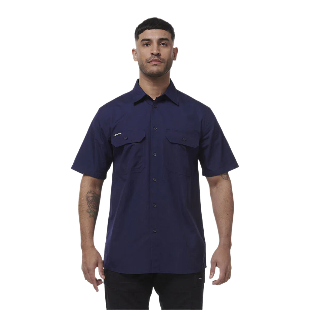 KingGee K14030 Mens Workcool Vented Shirt Short Sleeve