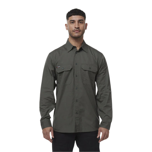 KingGee K14031 Mens Workcool Vented Shirt Long Sleeve