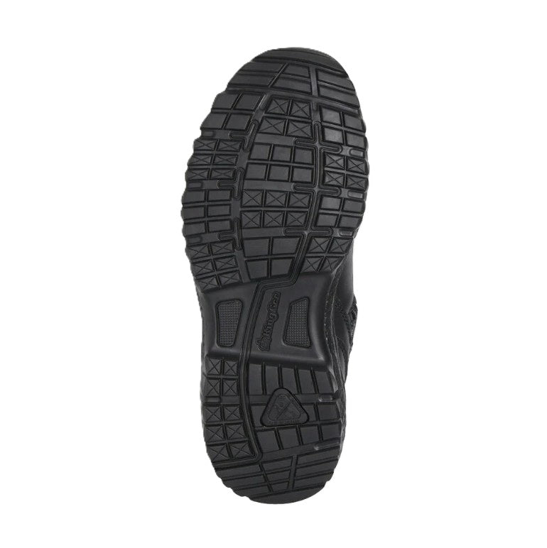 Black shoe sole on a white background