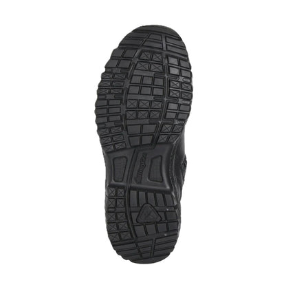 Black shoe sole on a white background