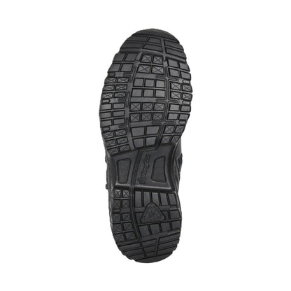Black sole of a shoe on a white background