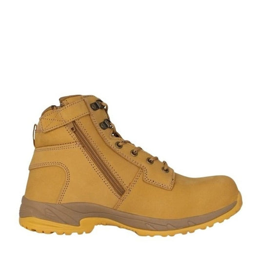 KingGee K27380 Tradie Ladies Side Zip Composite Safety Boots