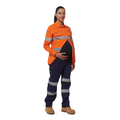 KingGee K43007 Womens Workcool Maternity Reflective Bio Motion Pant