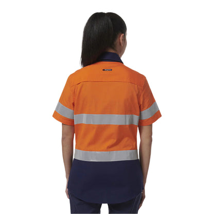 KingGee K44229 Womens Workcool Vented Reflective Short Sleeve Shirt
