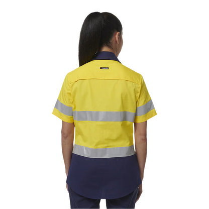 KingGee K44229 Womens Workcool Vented Reflective Short Sleeve Shirt