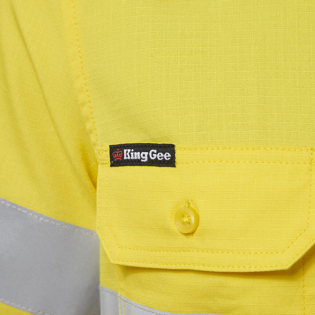 KingGee K44229 Womens Workcool Vented Reflective Short Sleeve Shirt