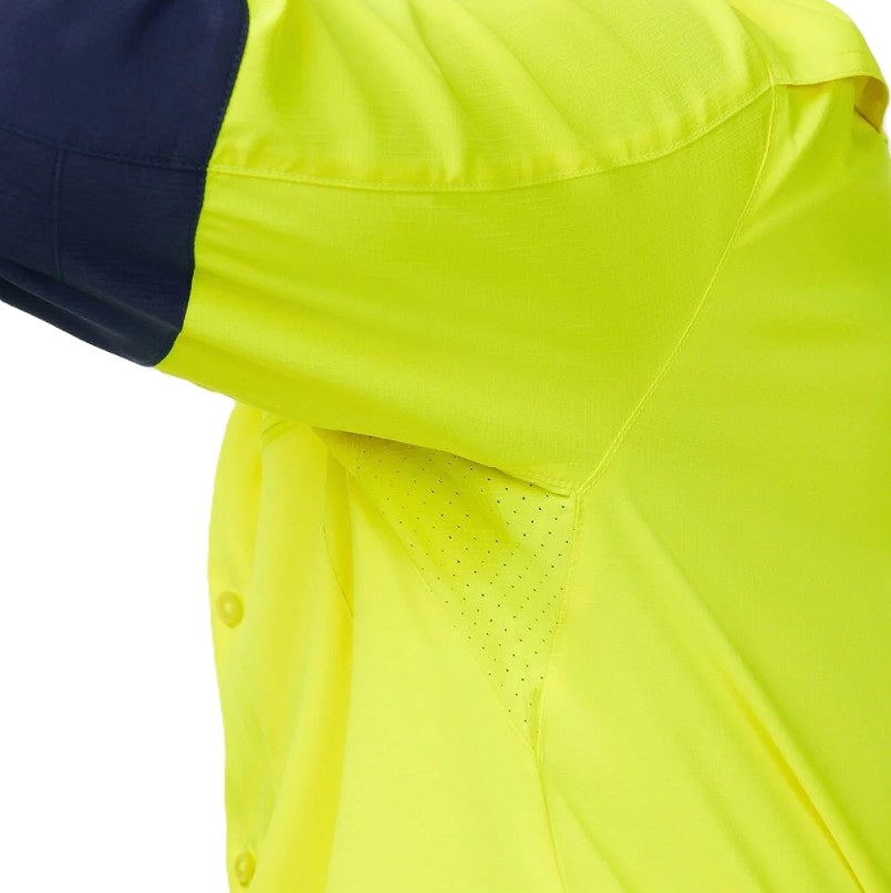 KingGee K54036 Drycool Hi-Vis Spliced Shirt Long Sleeve