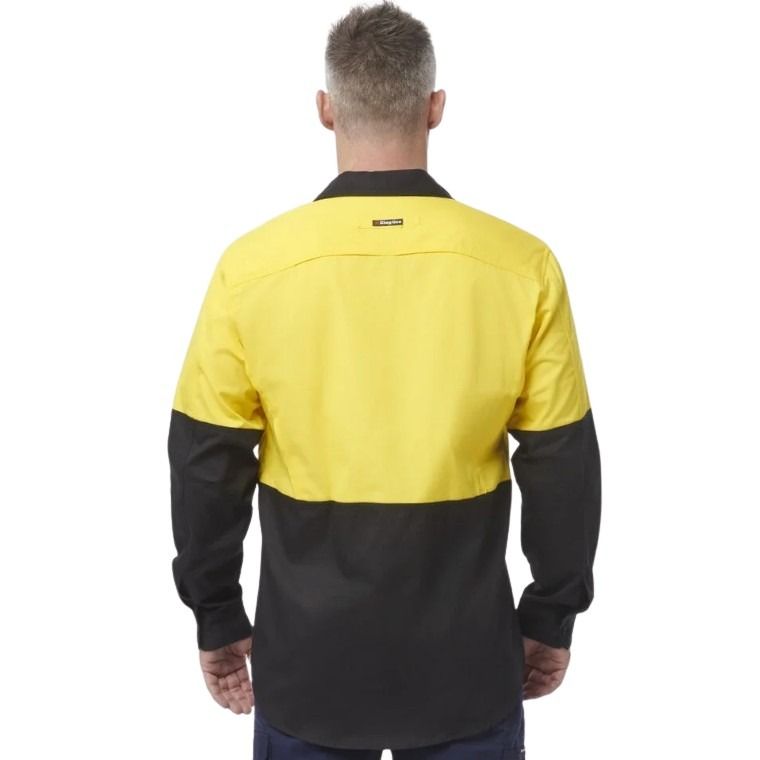KingGee K54870 Workcool 2 HiVis Reflective Spliced Long Sleeve Shirt