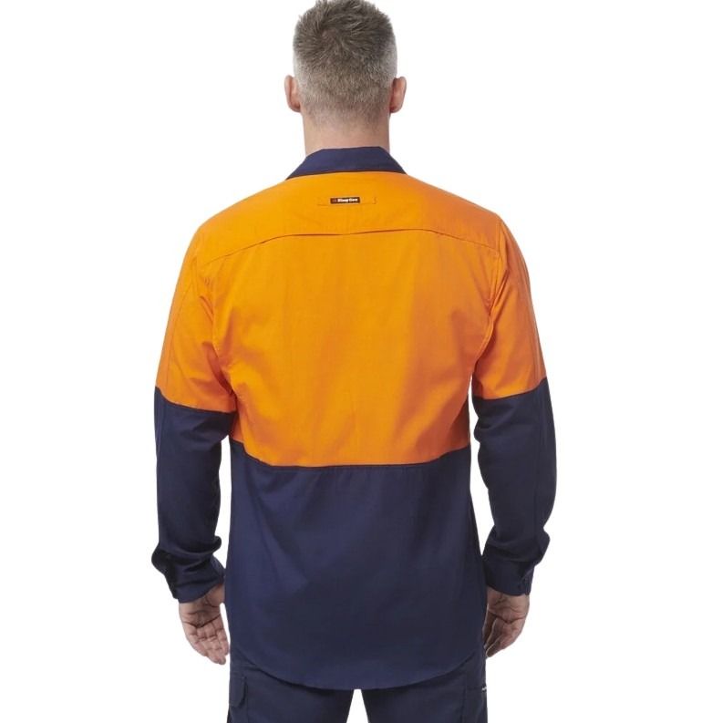 KingGee K54870 Workcool 2 HiVis Reflective Spliced Long Sleeve Shirt
