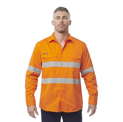 KingGee K54890 Workcool 2 HiVis Reflective Long Sleeve Shirt