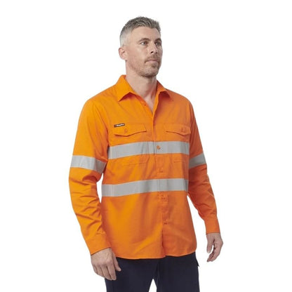 KingGee K54890 Workcool 2 HiVis Reflective Long Sleeve Shirt