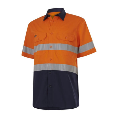 KingGee K54911 Workcool Vented Spliced Shirt Taped Short Sleeve