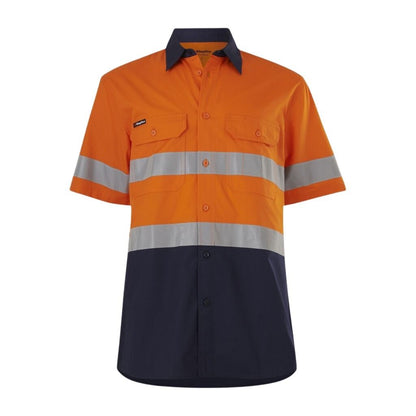 KingGee K54911 Workcool Vented Spliced Shirt Taped Short Sleeve