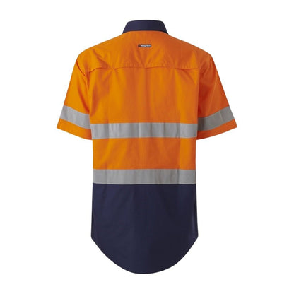 KingGee K54911 Workcool Vented Spliced Shirt Taped Short Sleeve