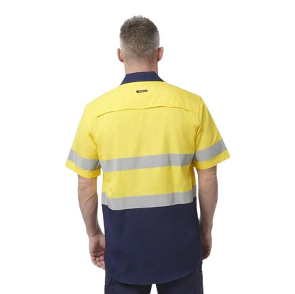 KingGee K54911 Workcool Vented Spliced Shirt Taped Short Sleeve