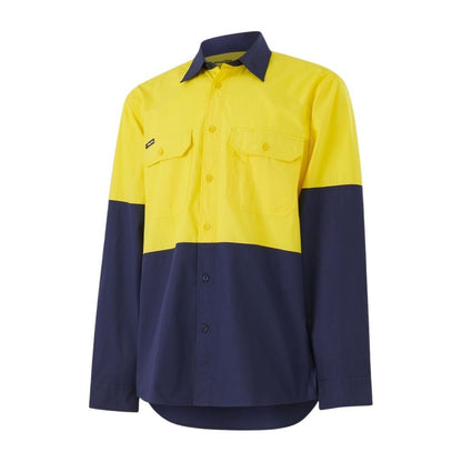 KingGee K54912 Workcool Vented Spliced Shirt Long Sleeve