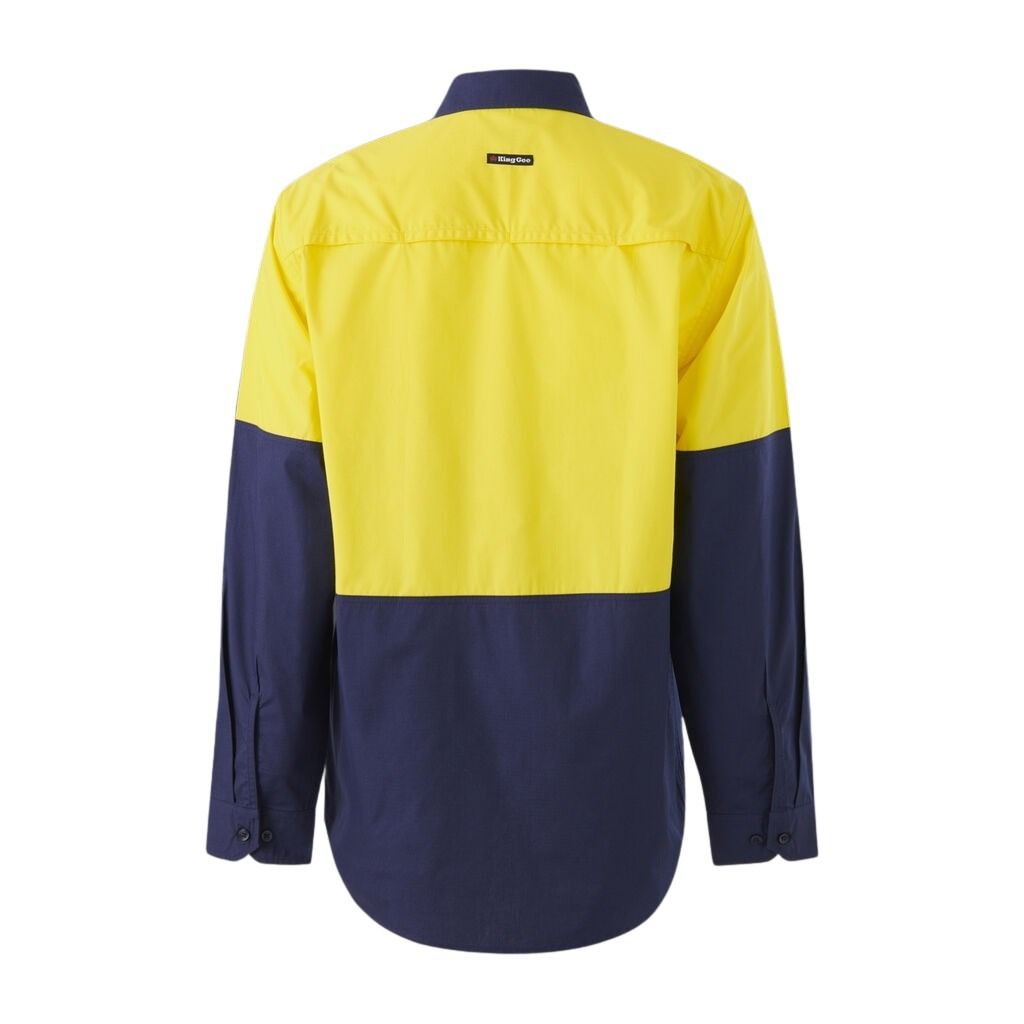 KingGee K54912 Workcool Vented Spliced Shirt Long Sleeve